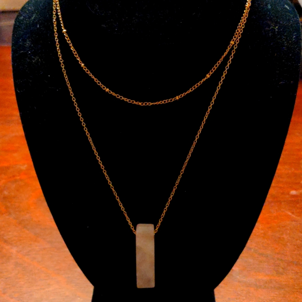 ❤️ Rose Quartz Necklace NEW🌹